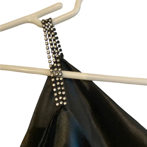 Vintage Handmade Black and Pink Bow Women's formal mermaid Gown Dress - Picture 5 of 8